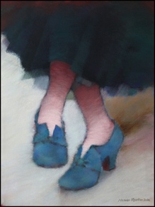 passacaille blue shoes 
and pink stockings  30·40
£295
